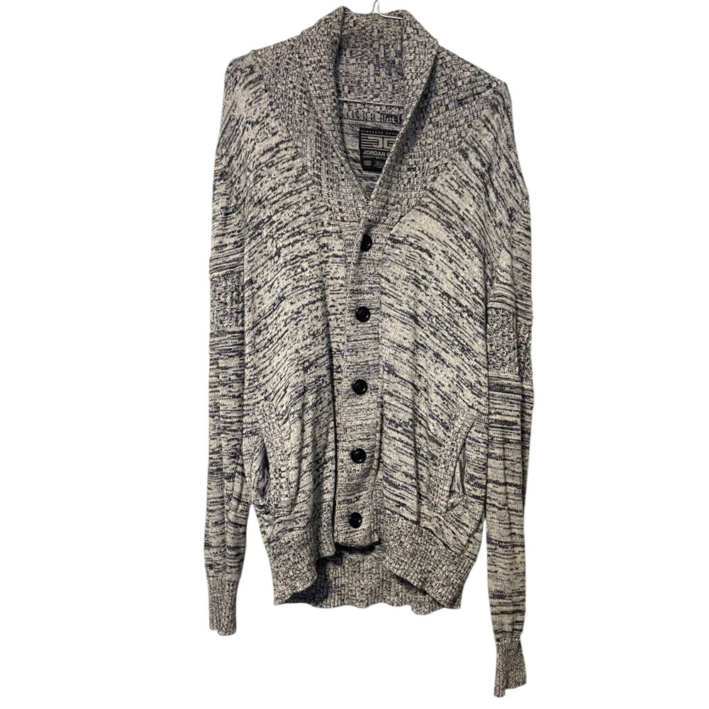 Jordan Craig Timeless Apparel Legacy Edition Cardigan Sweater Men’s Size XL Gray
